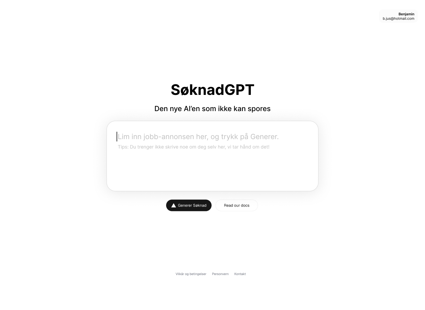 SoknadGPT cover